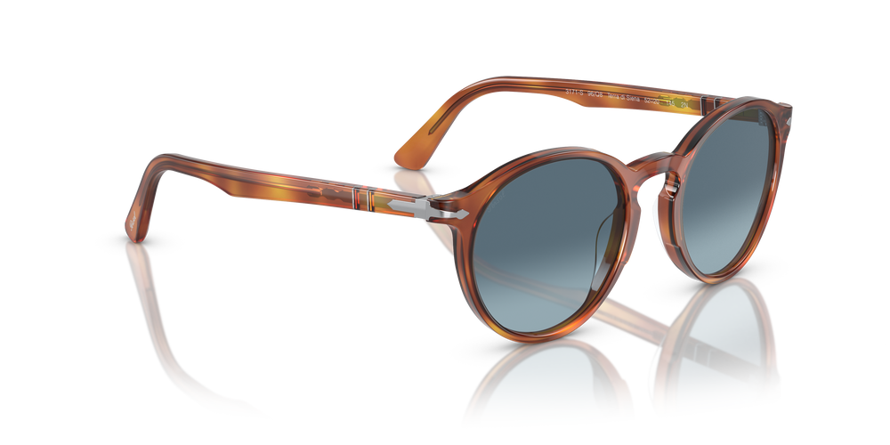 Persol PO3171S mit Terra Di Siena Gestell und Blau Gläsern - Bild 3