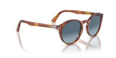 Persol PO3171S mit Terra Di Siena Gestell und Blau Gläsern - Bild 3