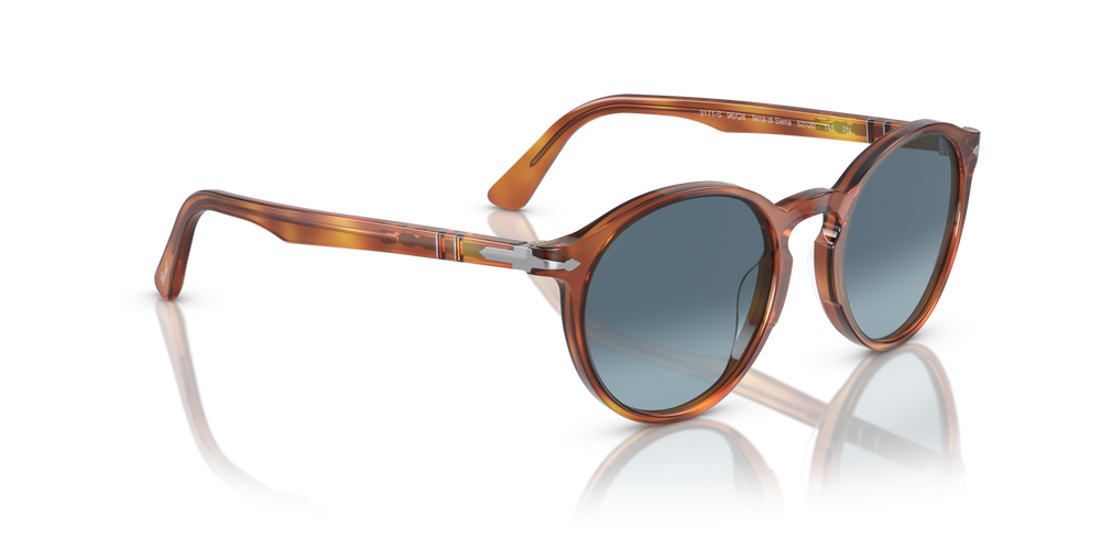 Persol PO3171S with Terra Di Siena Frame and Blue Lenses - Image 3