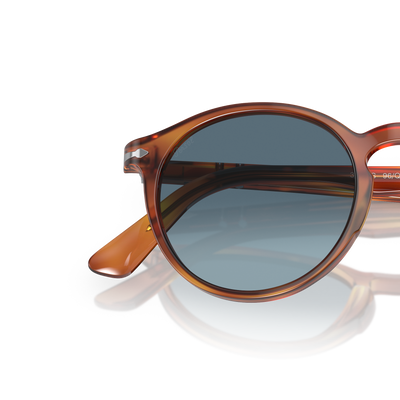 Persol PO3171S mit Terra Di Siena Gestell und Blau Gläsern – Variantenbild