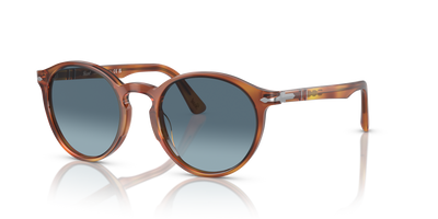 Persol PO3171S with Terra Di Siena Frame and Blue Lenses - Image 1