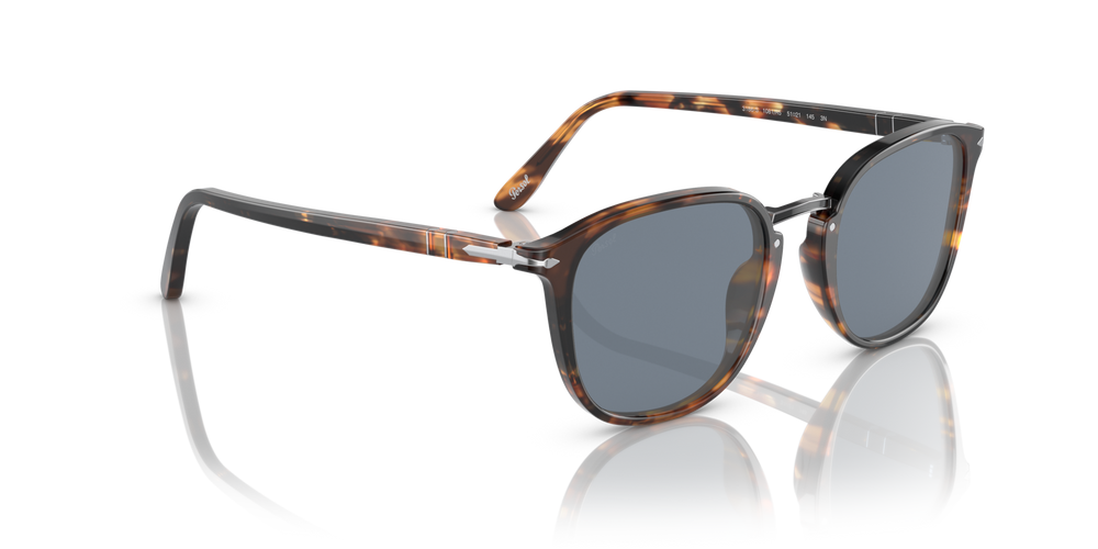 Persol PO3186S with Brown Frame and Blue Lenses - Image 3