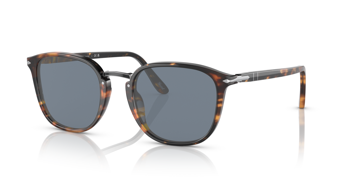 Persol PO3186S with Brown Frame and Blue Lenses | Persol® US