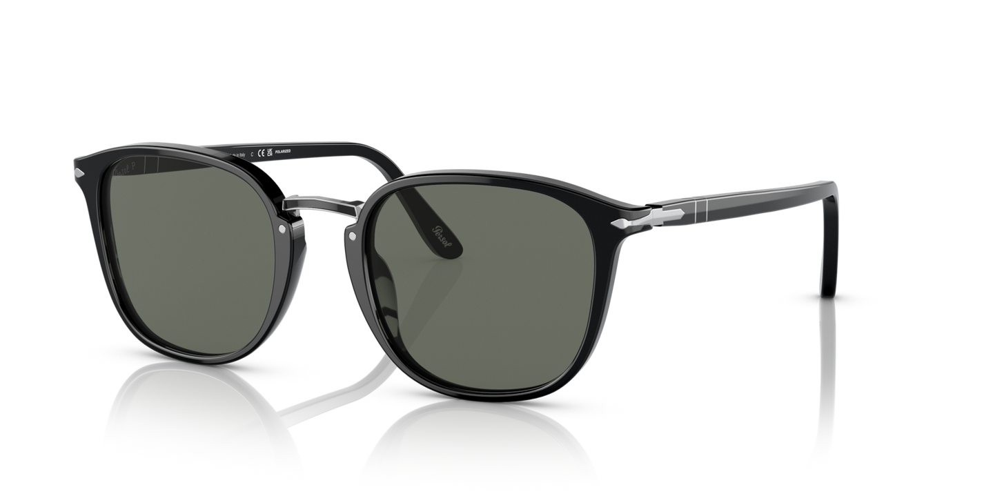 Persol PO3186S con Montatura Nero e Lenti Verde - Immagine 1