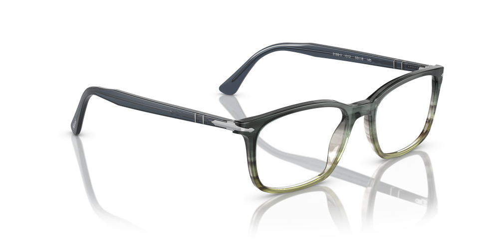 Persol PO3189V mit Gestell Grau gestreift Grün Verlaufstönung - Bild 3