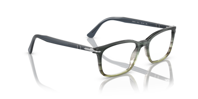 Persol PO3189V mit Gestell Grau gestreift Grün Verlaufstönung - Bild 3