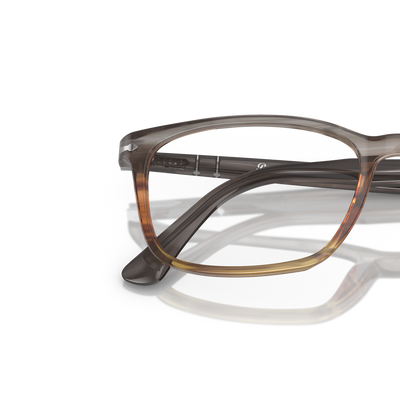 Persol PO3189V with Striped Grey/Gradient Brown Frame – Variant Image