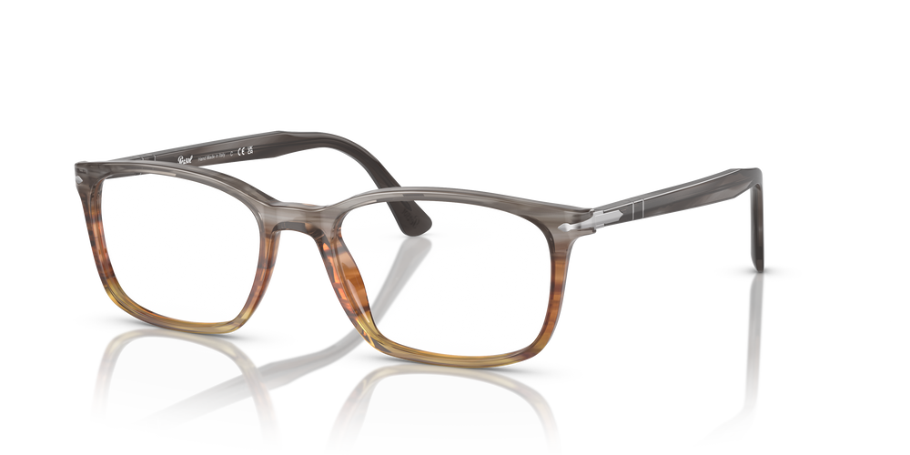 Persol PO3189V mit Gestell Grau gestreift/Braun Verlaufstönung - Bild 1