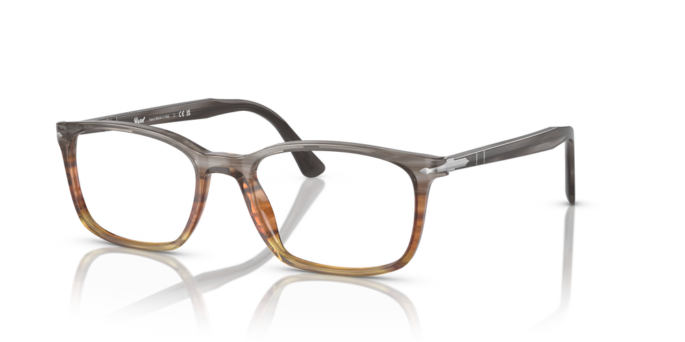 Persol PO3189V with Striped Grey/Gradient Brown Frame - Image 1