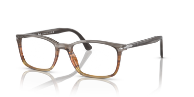 Persol PO3189V with Striped Grey/Gradient Brown Frame - Image 1