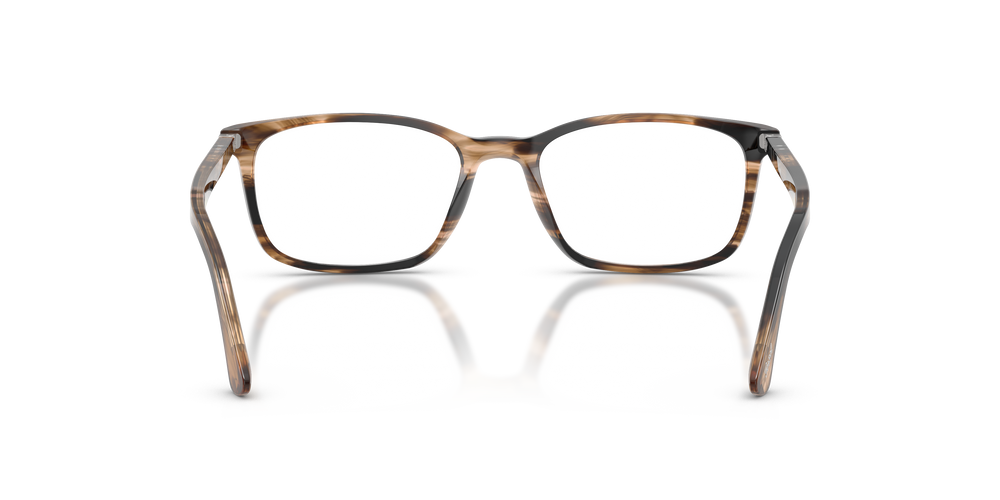 Persol PO3189V mit Gestell Striped Black &amp; Greish Brown - Bild 5