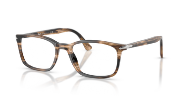 Persol PO3189V con Montura Striped Black &amp; Greish Brown - Imagen 1