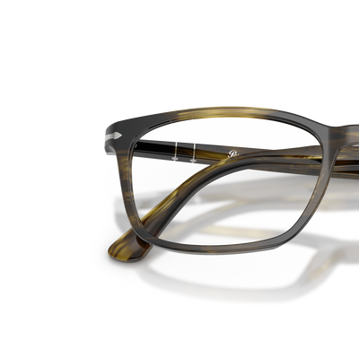 Persol PO3189V with Striped Black &amp; Olive Green Frame – Variant Image