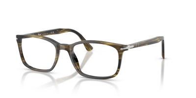 Persol PO3189V with Striped Black &amp; Olive Green Frame - Image 1