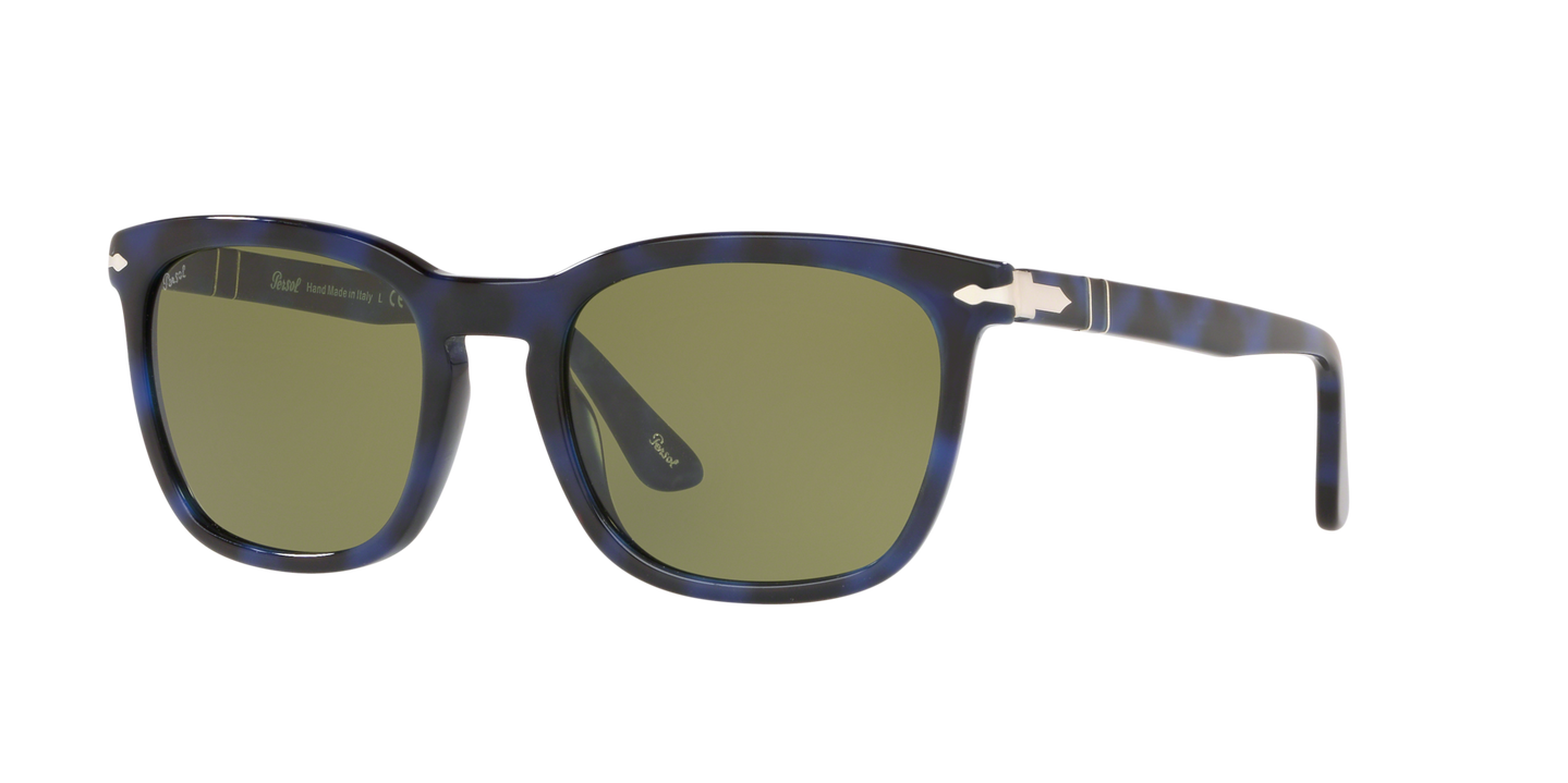 Persol PO3193S mit Blau Tortoise Gestell und Grün Gläsern - Bild 1