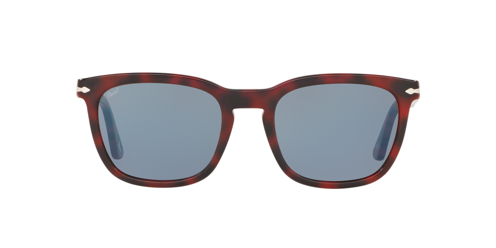 Persol PO3193S con Montatura Rosso tartarugato vintage e Lenti Blu - Immagine 2