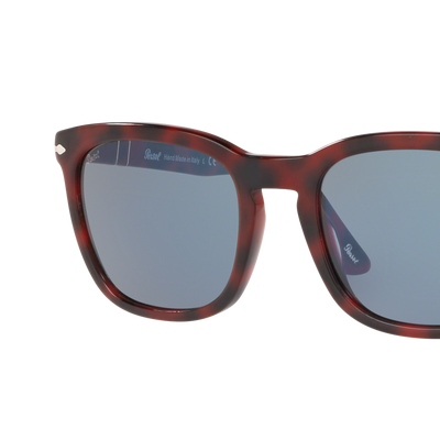 Persol PO3193S con Montatura Rosso tartarugato vintage e Lenti Blu – Immagine variante