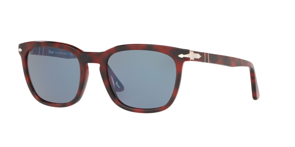 Persol PO3193S con Montatura Rosso tartarugato vintage e Lenti Blu - Immagine 1