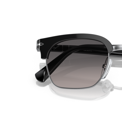 Persol PO3199S with Black/Silver Frame and Grey Lenses – Variant Image