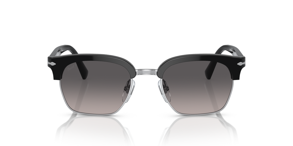 Persol PO3199S with Black/Silver Frame and Grey Lenses - Image 2