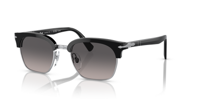 Persol PO3199S with Black/Silver Frame and Grey Lenses - Image 1