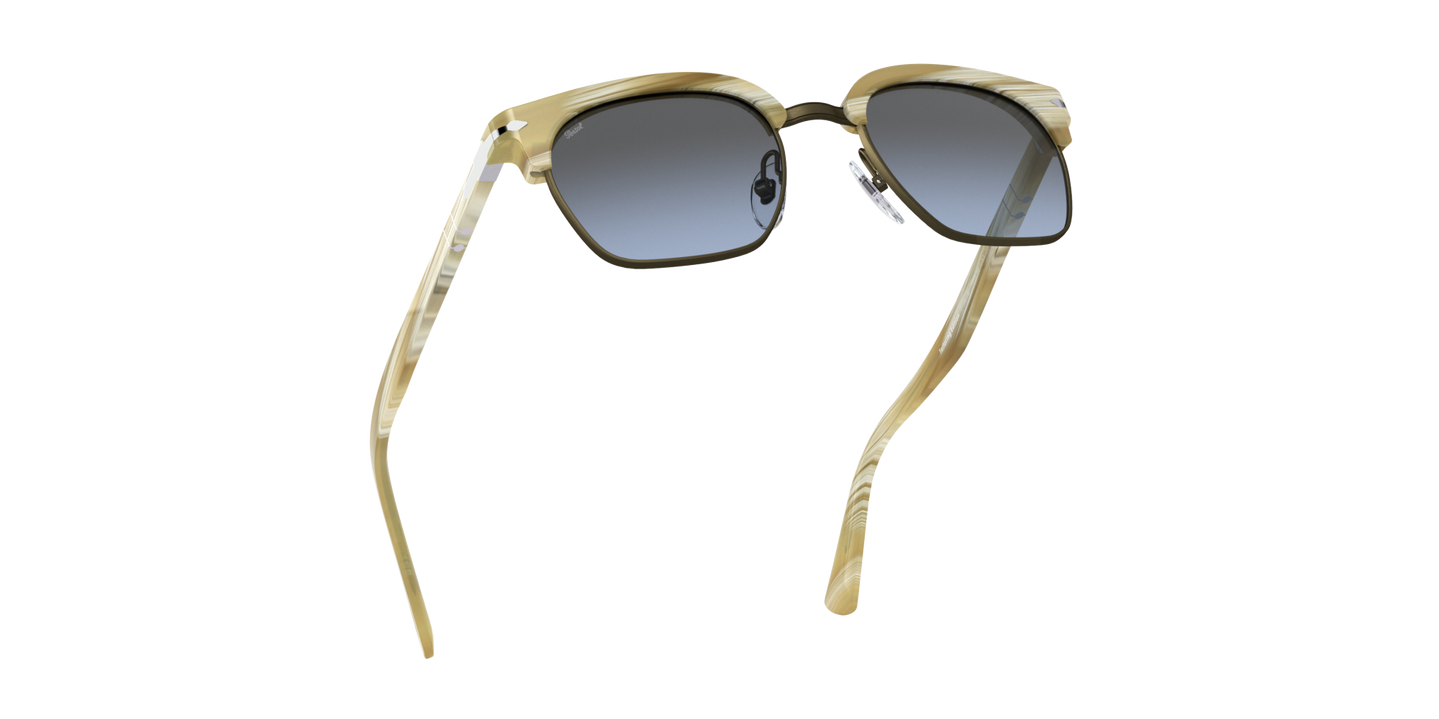 Persol PO3199S avec Monture Ivoire et Verres Bleu - Image 1