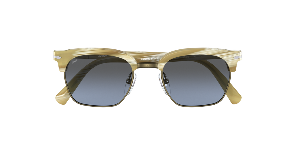 Persol PO3199S with Ivory Frame and Blue Lenses - Image 3