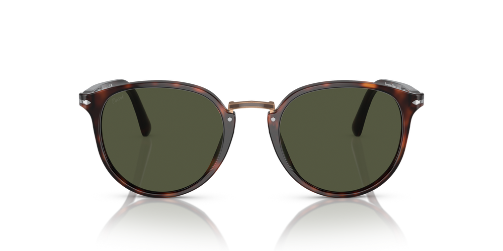 Persol PO3210S mit Havana Gestell und Grün Gläsern - Bild 2