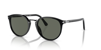 Persol PO3210S with Black Frame and Green Lenses - Image 1