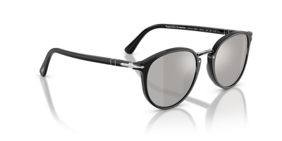 Persol PO3210S - Exclusive avec Monture Noir et Verres Argent - Image 3