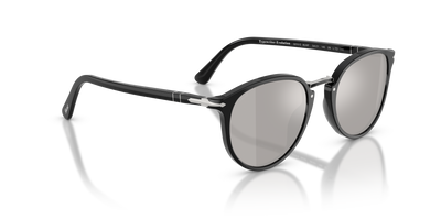 Persol PO3210S - Exclusive mit Schwarz Gestell und Silber Gläsern - Bild 3