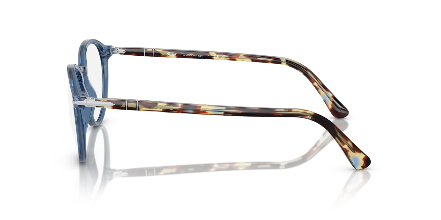 Persol PO3218V with Transparent Navy Frame - Image 1