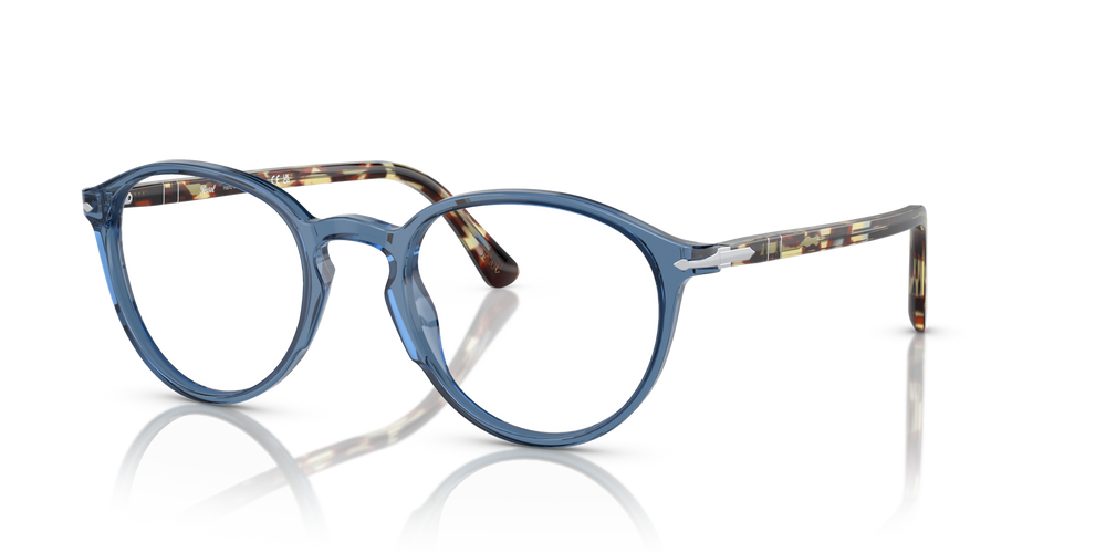 Persol PO3218V with Transparent Navy Frame - Image 1