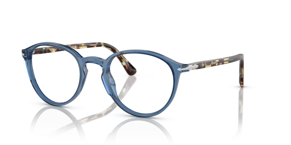 Persol PO3218V with Transparent Navy Frame - Image 1