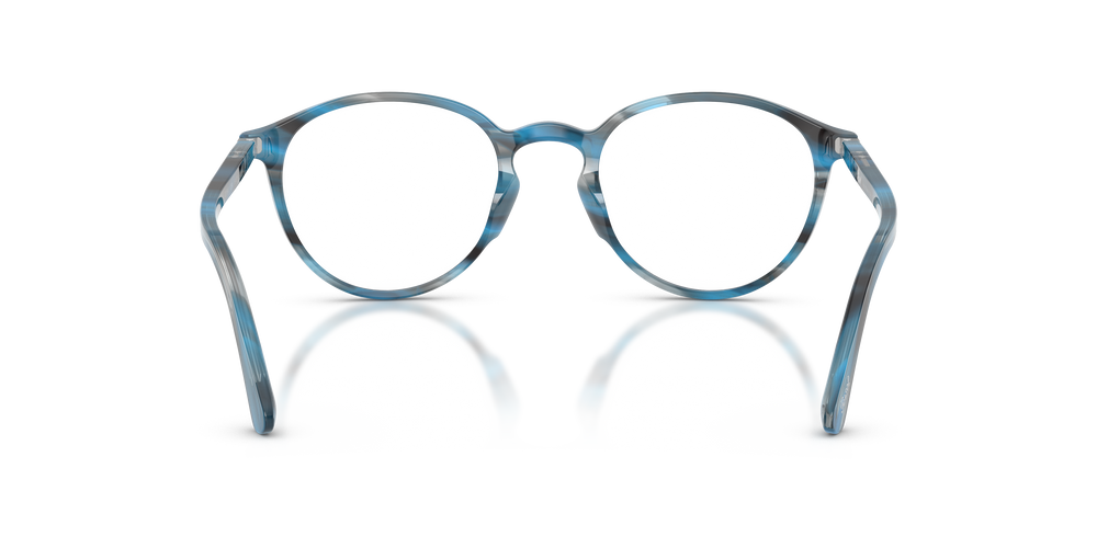 Persol PO3218V with Striped Blue And Grey Frame - Image 5