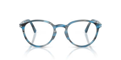 Persol PO3218V with Striped Blue And Grey Frame - Image 2