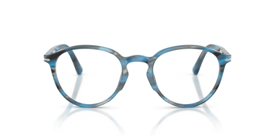 Persol PO3218V with Striped Blue And Grey Frame - Image 2