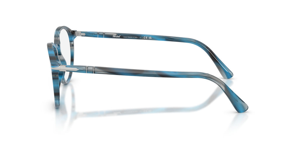 Persol PO3218V with Striped Blue And Grey Frame - Image 4