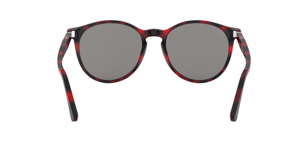 Persol PO3228S con Montura Tortuga y rojo vintage y Lentes Gris - Imagen 4