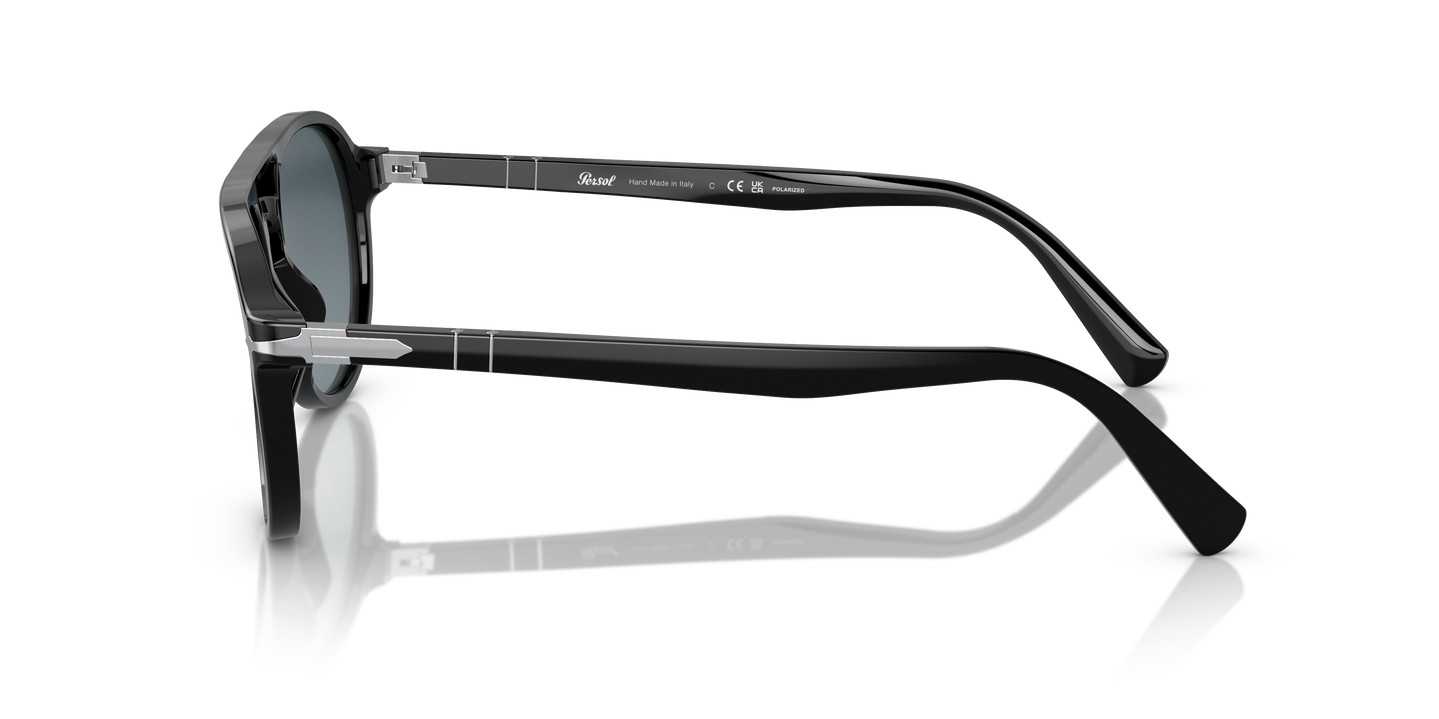 Persol PO3235S with Black Frame and Blue Lenses - Image 1