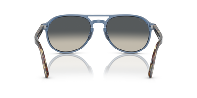Persol PO3235S with Transparent Navy Frame and Grey Lenses - Image 5