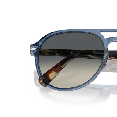 Persol PO3235S with Transparent Navy Frame and Grey Lenses – Variant Image