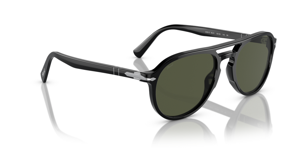 Persol PO3235S with Black Frame and Green Lenses - Image 3