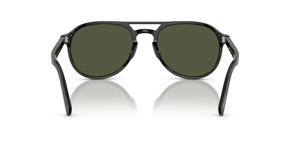 Persol PO3235S mit Schwarz Gestell und Grün Gläsern - Bild 5