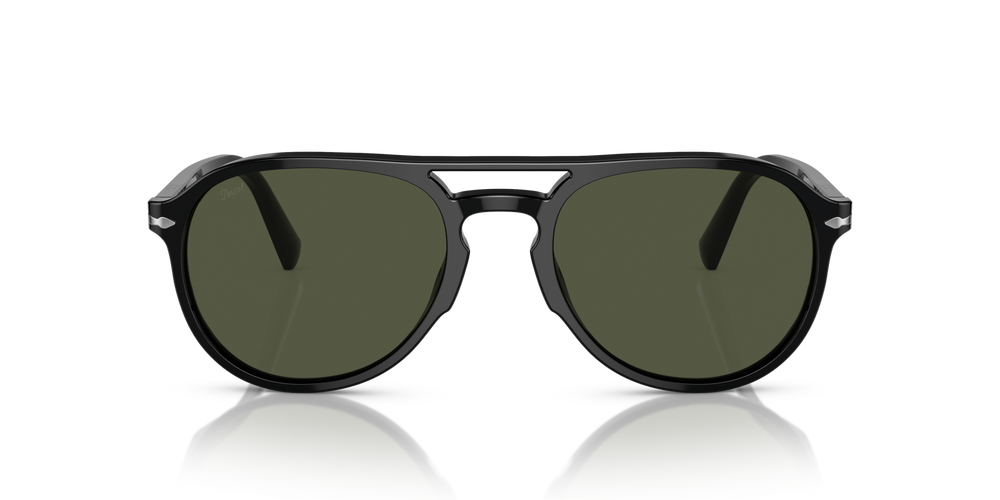 Persol PO3235S mit Schwarz Gestell und Grün Gläsern - Bild 2