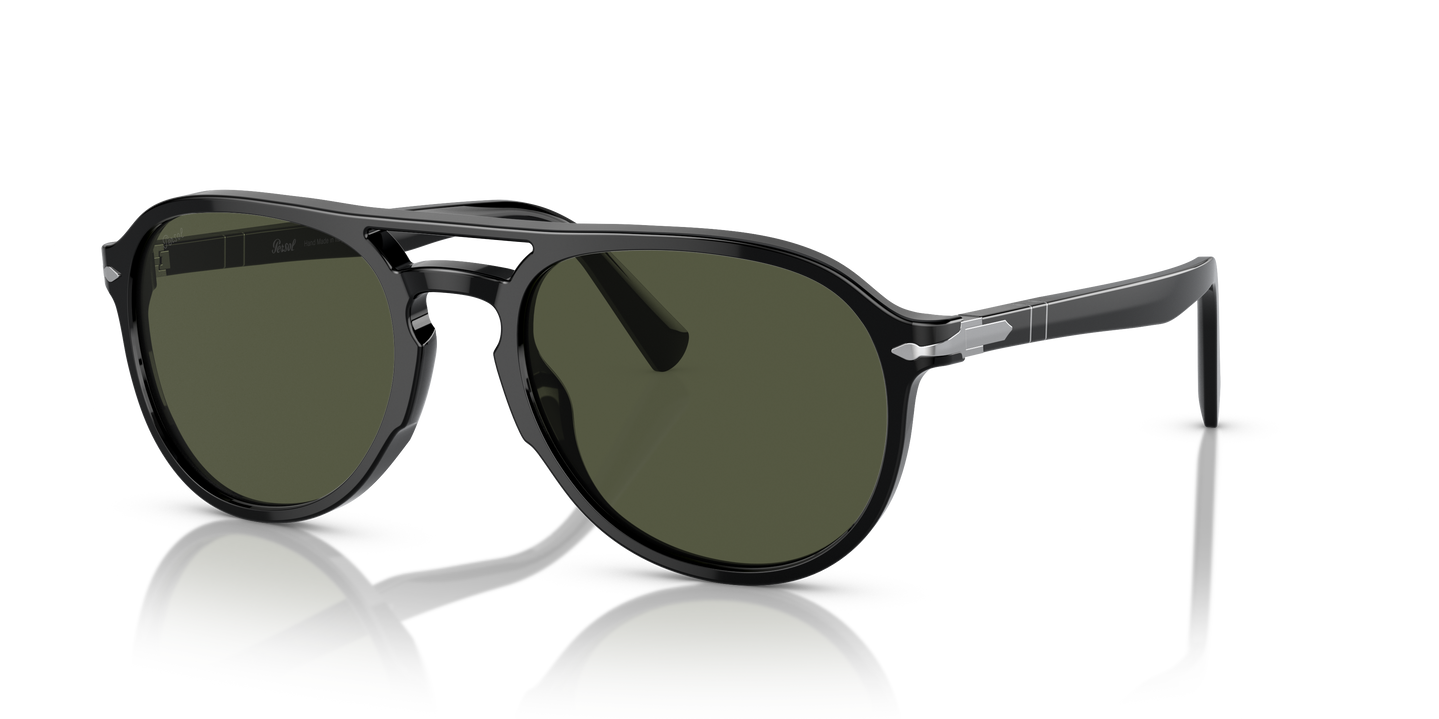 Persol PO3235S con Montatura Nero e Lenti Verde - Immagine 1