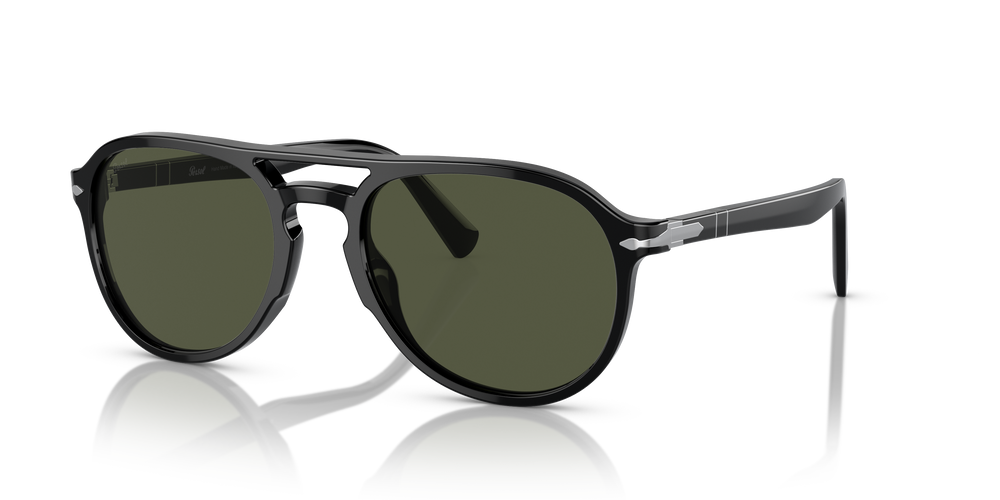 Persol PO3235S con Montatura Nero e Lenti Verde - Immagine 1