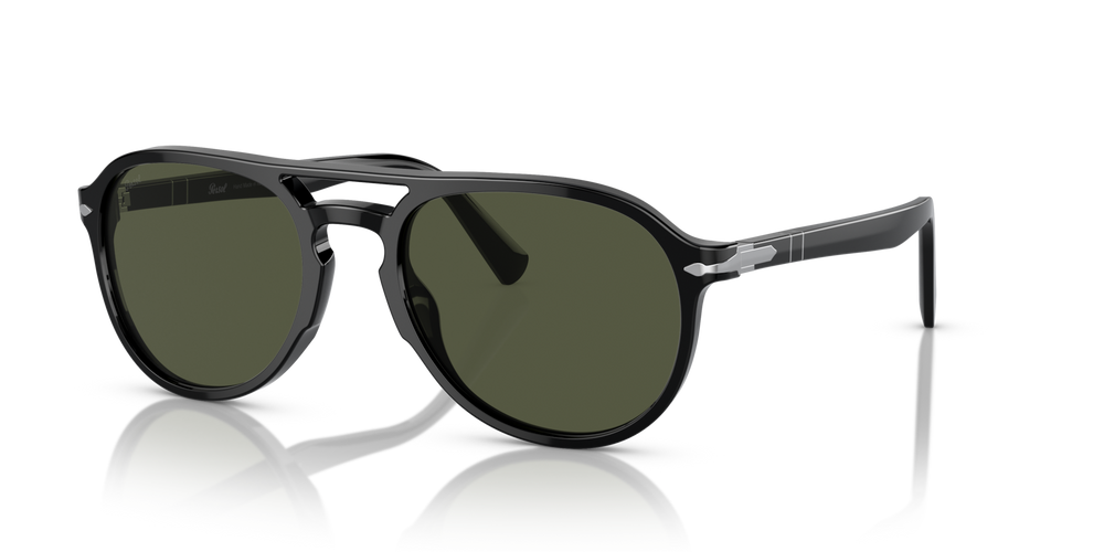 Persol PO3235S with Black Frame and Green Lenses - Image 1