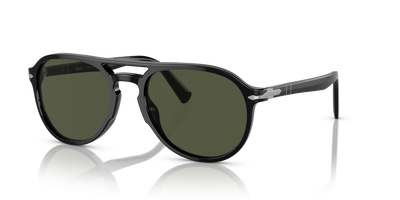 Persol PO3235S mit Schwarz Gestell und Grün Gläsern - Bild 1