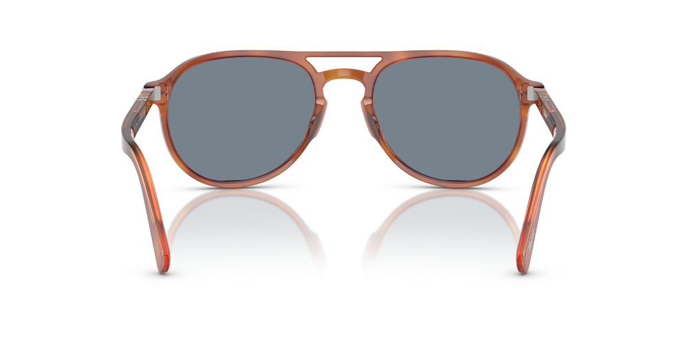Persol PO3235S with Terra Di Siena Frame and Blue Lenses - Image 5